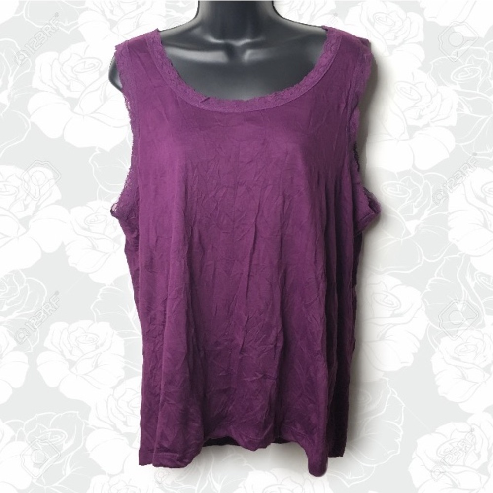 Kim Roger Scrunched Camisole Tank Top Women’s 1x